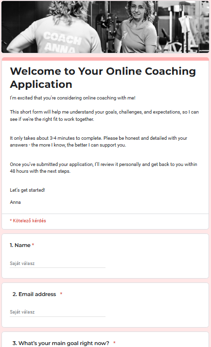 online coaching application anna strength and life